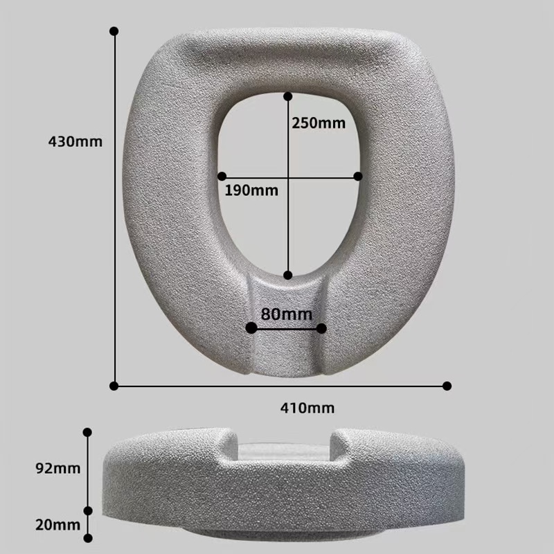 Toilet riser pad